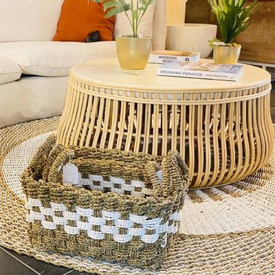 Caskets and boxes - Rectangular basket (Bali) - Pro5-set of 3 - BALINAISA