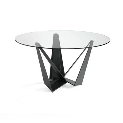 Dining Tables - Round glass dining table - ANGEL CERDÁ