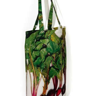 Homewear textile - Grand sac de course Betteraves - MARON BOUILLIE