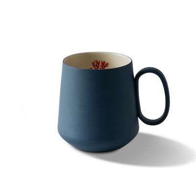Tasses et mugs - Tube Mug Red Coral - ESMA DEREBOY HANDMADE PORCELAIN