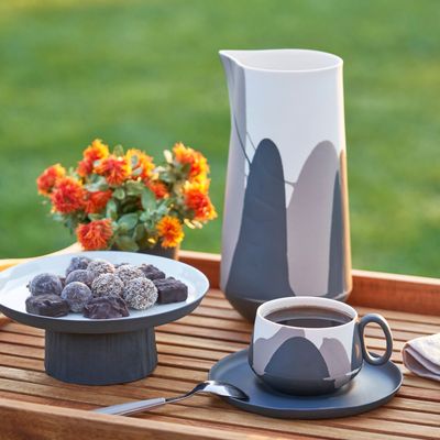 Tasses et mugs - Tube Tea Cup Colour Wave - ESMA DEREBOY HANDMADE PORCELAIN