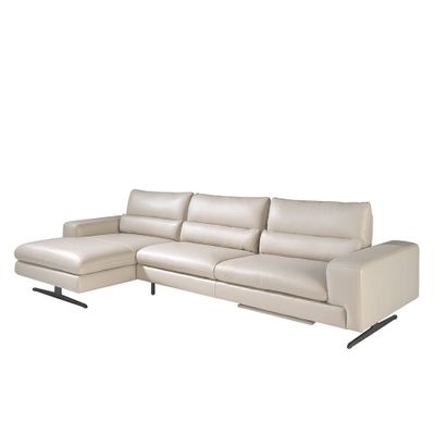 Sofas - Sofa Chaiselongue (L) in leather - ANGEL CERDÁ