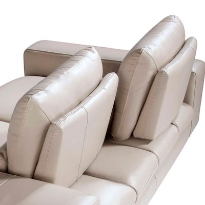 Sofas - Sofa Chaiselongue (L) in leather - ANGEL CERDÁ