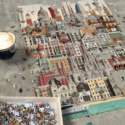 Gifts - Barcelona jigsaw Puzzle - MARTIN SCHWARTZ