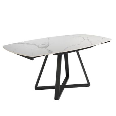 Tables Salle à Manger - Table de salle à manger extensible en marbre blanc - ANGEL CERDÁ