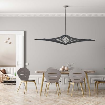 Design objects - Suspension SINGING BLACK XL D160cm - RIF LUMINAIRES