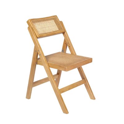 Chaises - Chaise pliante en bois d'orme 40x43x82 cm MU23006 - ANDREA HOUSE