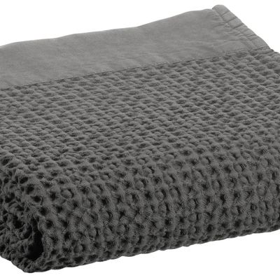 Napkins - Guest Towel Stonewash Nagari Carbone 30 X 50 - MAISON VIVARAISE – SDE VIVARAISE WINKLER