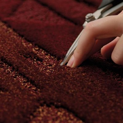 Tapis sur-mesure - Tapis Matrice Eco Marron - FERREIRA DE SÁ RUGS