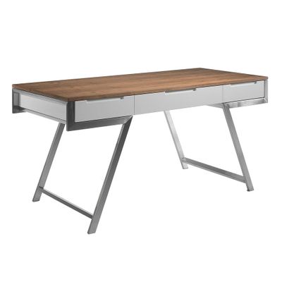 Desks - Wood and white desk - ANGEL CERDÁ