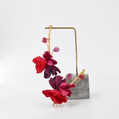 Gifts - Flourist Silk Murano Glass Earrings - CHAMA NAVARRO