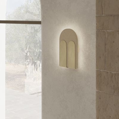 Objets design - Bifora (lampe en laiton) - PIMAR ITALIAN LIMESTONE