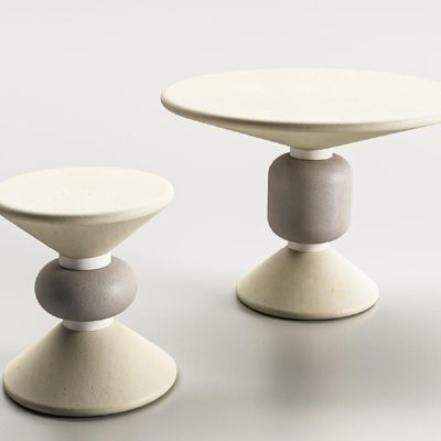 Lawn tables - Ettore (stool) - PIMAR ITALIAN LIMESTONE