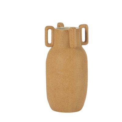 Vases - Terracotta ceramic vase 13x13x26 cm AX23052 - ANDREA HOUSE