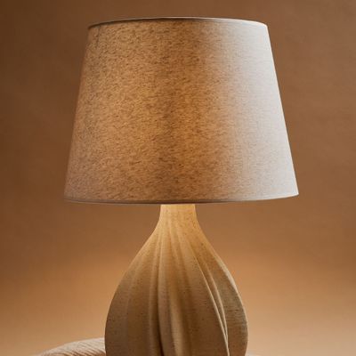 Lampes de table - ROSEBUD - Lampe de table imprimée en céramique 3D - KERAMIK