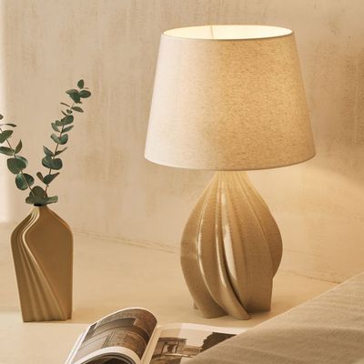 Lampes de table - ROSEBUD - Lampe de table imprimée en céramique 3D - KERAMIK