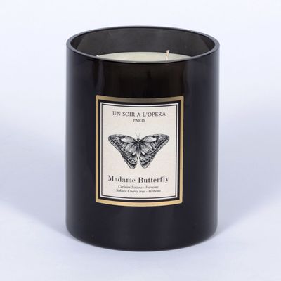 Decorative objects - MADAME BUTTERFLY - 100% VEGETABLE WAX SCENTED CANDLE - XL - UN SOIR A L'OPERA