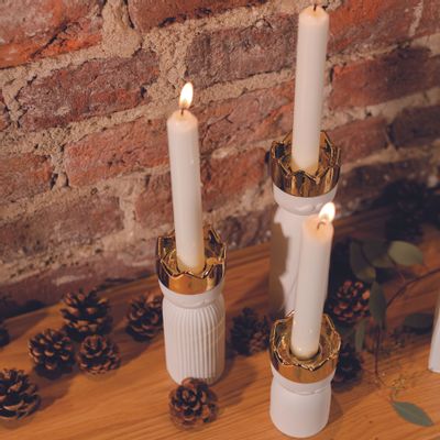 Other Christmas decorations - Porcelain candle holder. Casper, Melchior & Balthasar - RAEDER DESIGN STORIES