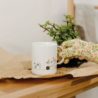 Tasses et mugs - Tasse porcelaine. Jardin, Voiler, Yoga, Vélo - RAEDER DESIGN STORIES