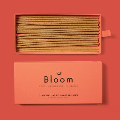 Home fragrances - Set of 25 Flamingo incenses: Rose - Iris Root - Rhubarb - BLOOM FRANCE