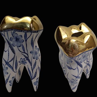 Decorative objects - DM22 Gold Dente Oro - RARAMANU