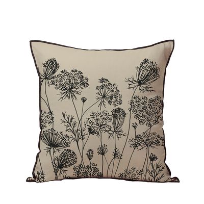 Coussins textile - Coussin carré Carottes sauvages - LE CERISIER BLANC