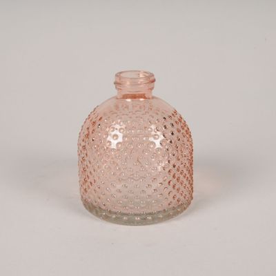 Vases - Vase soliflore en verre couleur rose D7.5cm H9cm - LE COMPTOIR.COM