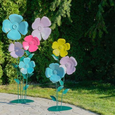 Floral decoration - Decorative Metal Flowers - IRONEX GARDEN