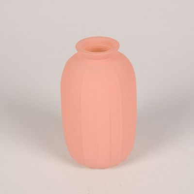 Vases - Matt pink glass bottle vase D7cm H12cm - LE COMPTOIR.COM