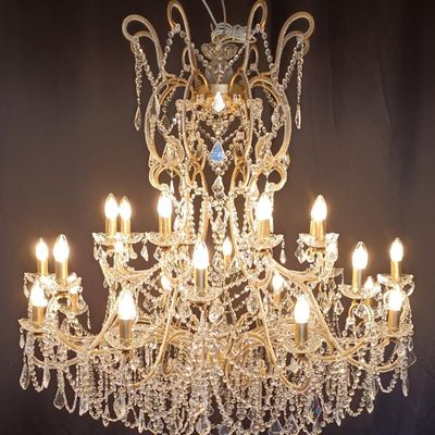 Hotel bedrooms - Crystal chandelier - L'ARTIGIANO DEL LAMPADARIO
