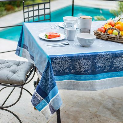 Table linen - Jacquard tablecloth - Océane - TISSUS TOSELLI