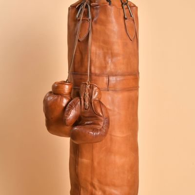 Objets de décoration - Sac de frappe en cuir 90cm - Cognac - JOHN WOODBRIDGE MAKERS