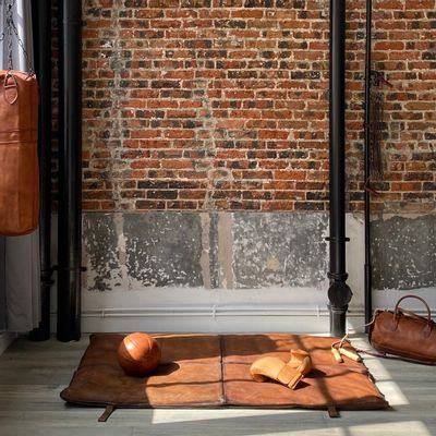 Decorative objects - Leather Gym Mattress 110x175cm - JOHN WOODBRIDGE MAKERS