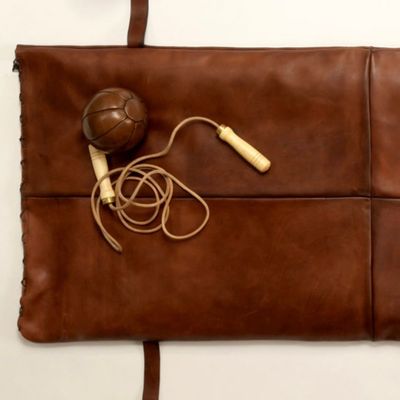 Decorative objects - Leather Gym Mattress 110x175cm - JOHN WOODBRIDGE MAKERS