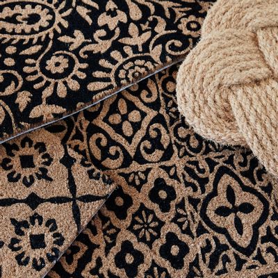 Autres tapis - Paillasson carreaux/cachemire/motif filigrane - IB LAURSEN