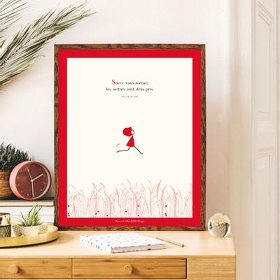 Affiches - Affiche NINA "Vous même" - NINA AND OTHER LITLLE THINGS® BY ©CAPUCINE DESIGN