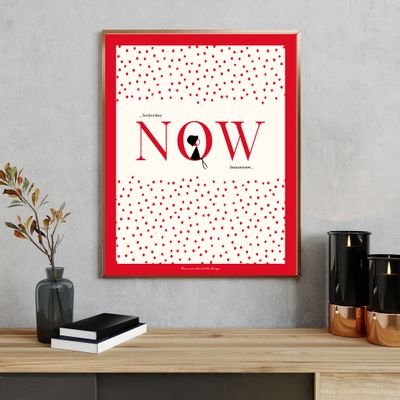 Affiches - Affiche NINA "Now" - NINA AND OTHER LITLLE THINGS® BY ©CAPUCINE DESIGN