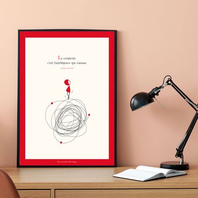 Affiches - Affiche NINA "Créativité" - NINA AND OTHER LITLLE THINGS® BY ©CAPUCINE DESIGN