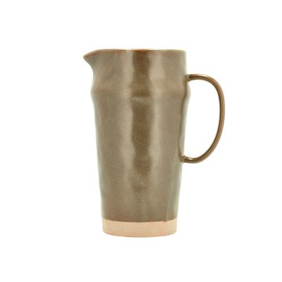 Carafes - Evig 2.1 liter brown porcelain pitcher - VILLA COLLECTION DENMARK