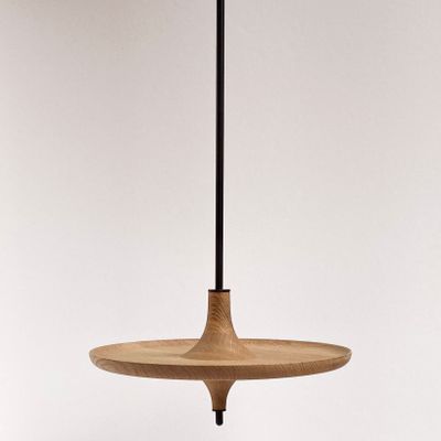 Design objects - TOUPY HANGING TABLE 38 CM - OAK - MADEMOISELLE JO.