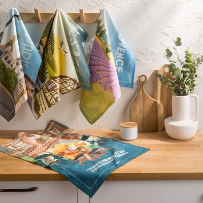 Tea towel - WIM - Alsace/Printed tea towel - COUCKE