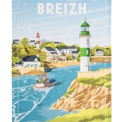 Tea towel - WIM - Breizh/Printed tea towel - COUCKE