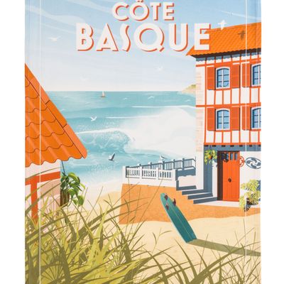 Tea towel - WIM'® Côte Basque - Printed tea towel - COUCKE