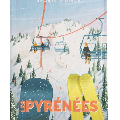 Torchons textile - WIM - Les Pyrénées / Torchon imprimé - COUCKE