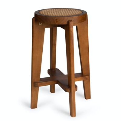 Hotel bedrooms - Bar Stool Cane - Dark Brown - DETJER®