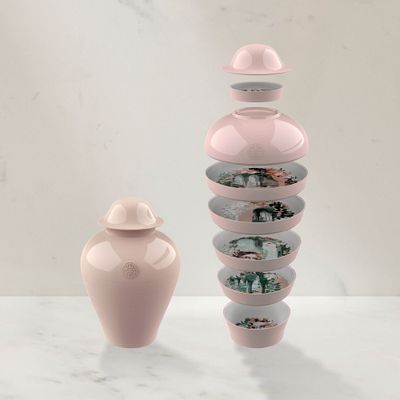 Decorative objects - QING ALHAMBRA - stackable dishes - IBRIDE