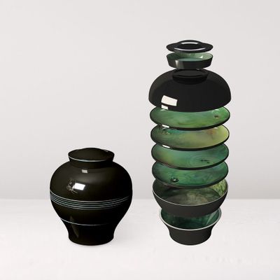 Objets de décoration - Yuan Narcisse - Vaisselle empilable - IBRIDE
