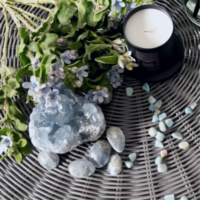 Candles - CÉLESTINE 140 g Scented Candle - MURIEL UGHETTO