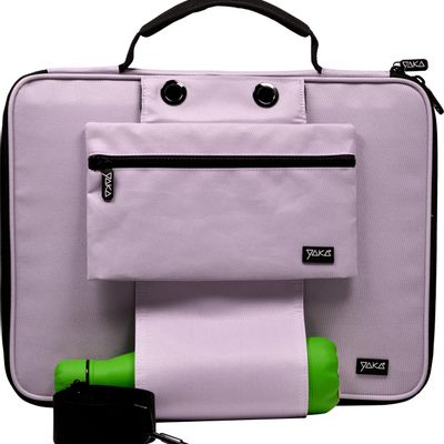 Leather goods - 13.3" and 15.6" Laptop case Lilac - YAKA