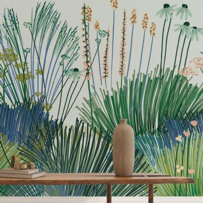 Wallpaper - English garden - ZOE JIQUEL